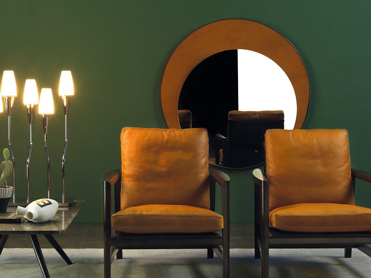 Кожаное кресло с подлокотниками Borzalino SEAN ARCH-00110599 - Вид №7