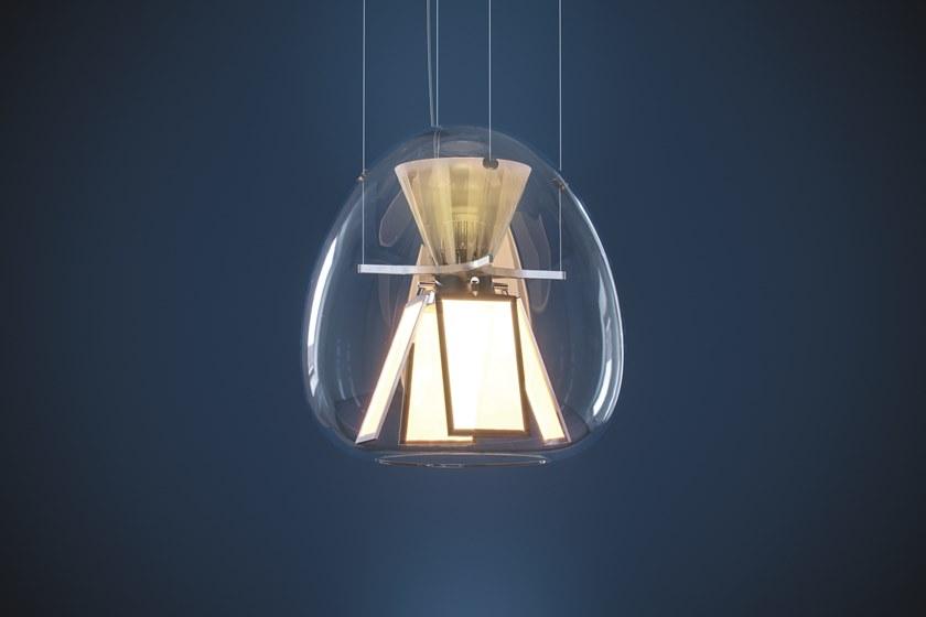 Artemide Подвесной светильник с прямым светом из дутого стекла Harry h sun-id-1449328 - Вид №5