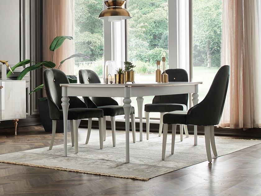 Enza Home Прямоугольный деревянный стол Piedra sun-id-1371390 - Вид №5