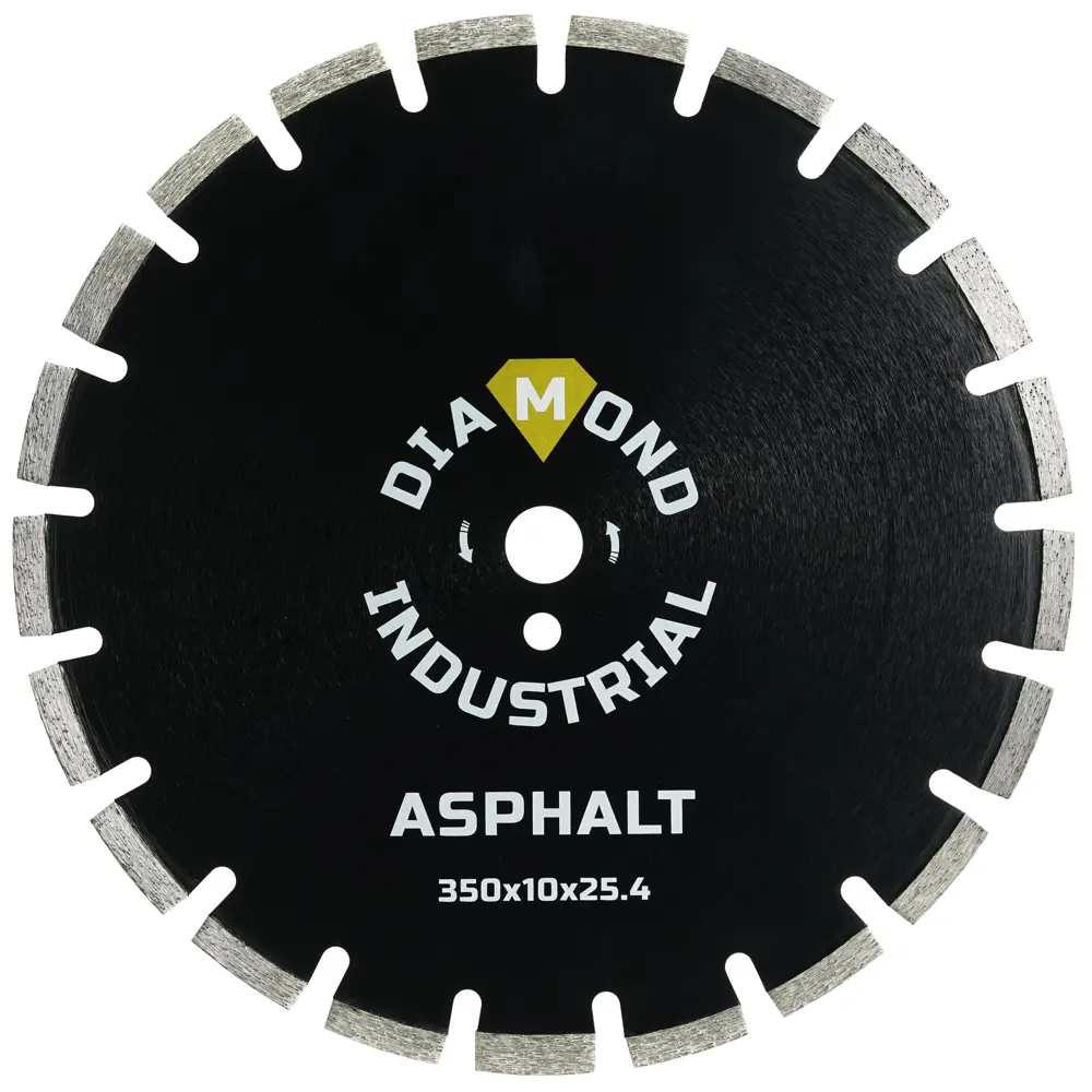 90055734 Диск алмазный по асфальту Diamond Industrial DIDA350 сегментный 350x25.4x4 мм STLM-0096184