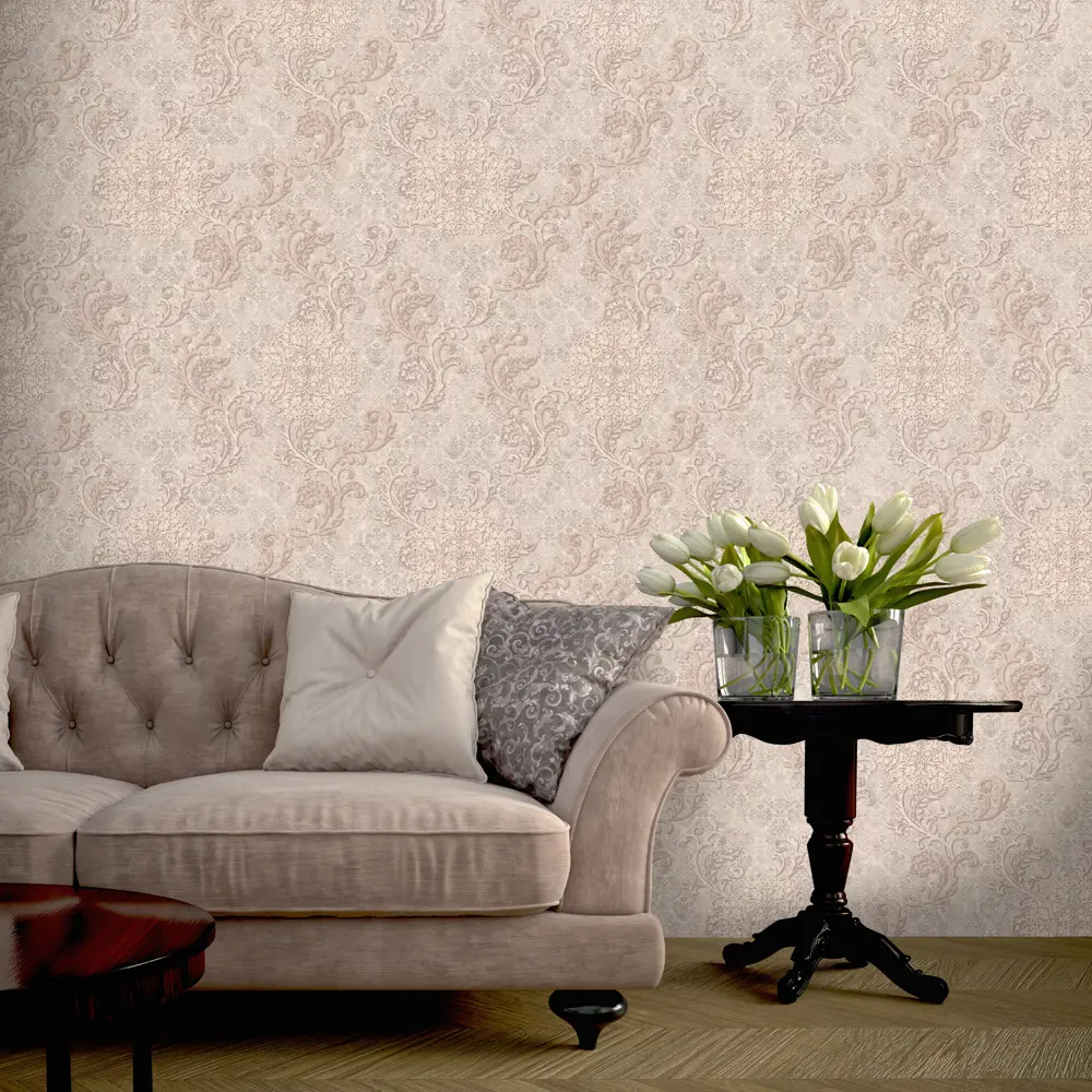 Обои флизелиновые Euro Decor Marco бежевые 1.06 м ED7115-01 STLM-2053088 - Вид №2