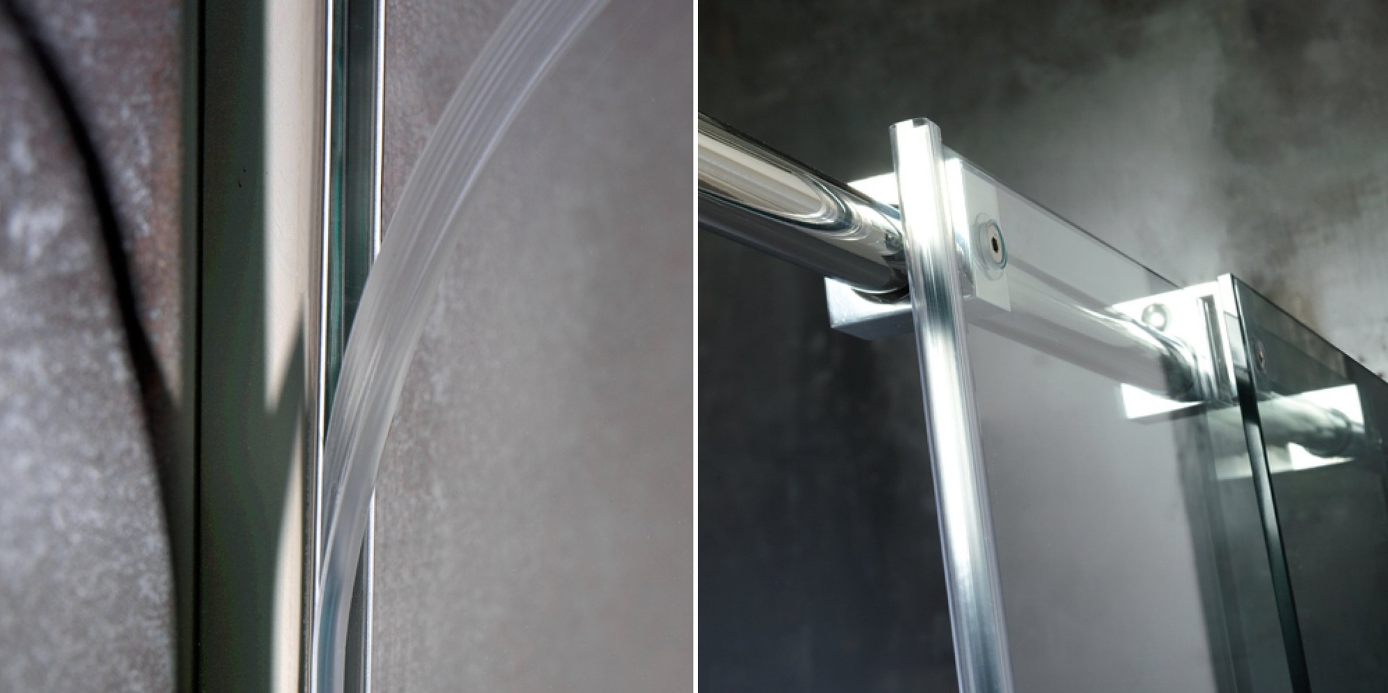 Душевое ограждение Look L02 160 см Karolitalia BLUBLEULOOKL02160 - Вид №2