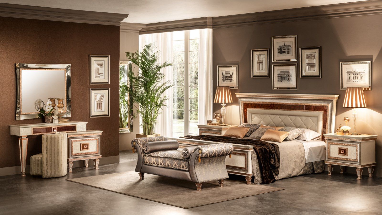 Деревянная кровать с капитонным изголовьем Arredoclassic Dolce Vita ARCH-00119609 - Вид №2