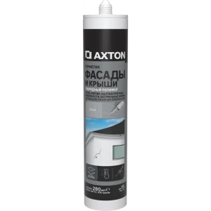 Герметик для фасада и крыши Axton гибридный цвет серый 280 мл