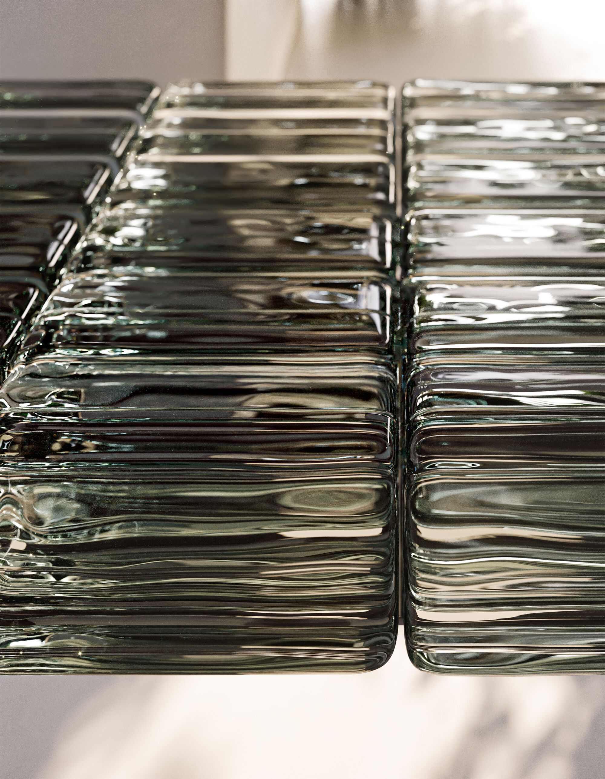 Угловой умывальник из орехового дерева и стекла Falper OPUS ARCH-00066272 - Вид №5