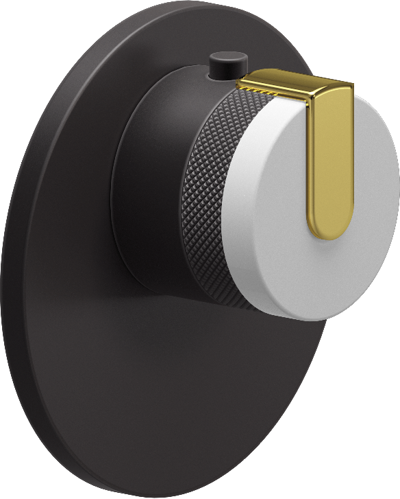 E-8027-R1WTE-L1AU-GM-T Термостатический переключатель 3/4-Внешняя часть GRAFF MOD+