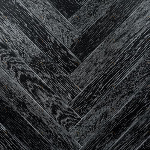 Паркет Ёлка GreenLine Аликанте Дуб Натур с брашью (Текстурированная) 500х125 мм 1900200052