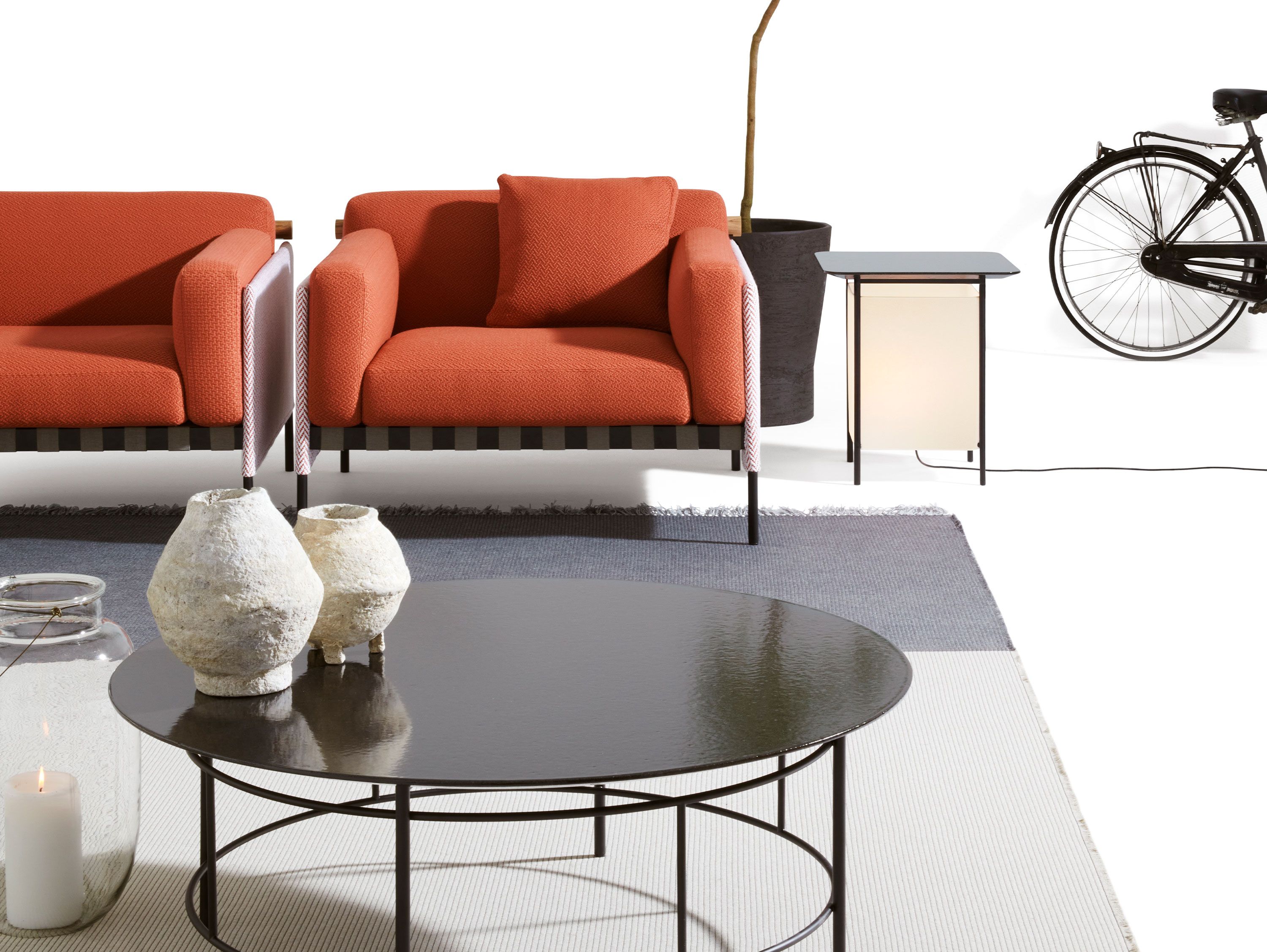 Съемное тканевое садовое кресло с подлокотниками DE PADOVA Étiquette Outdoor ARCH-00116731 - Вид №6