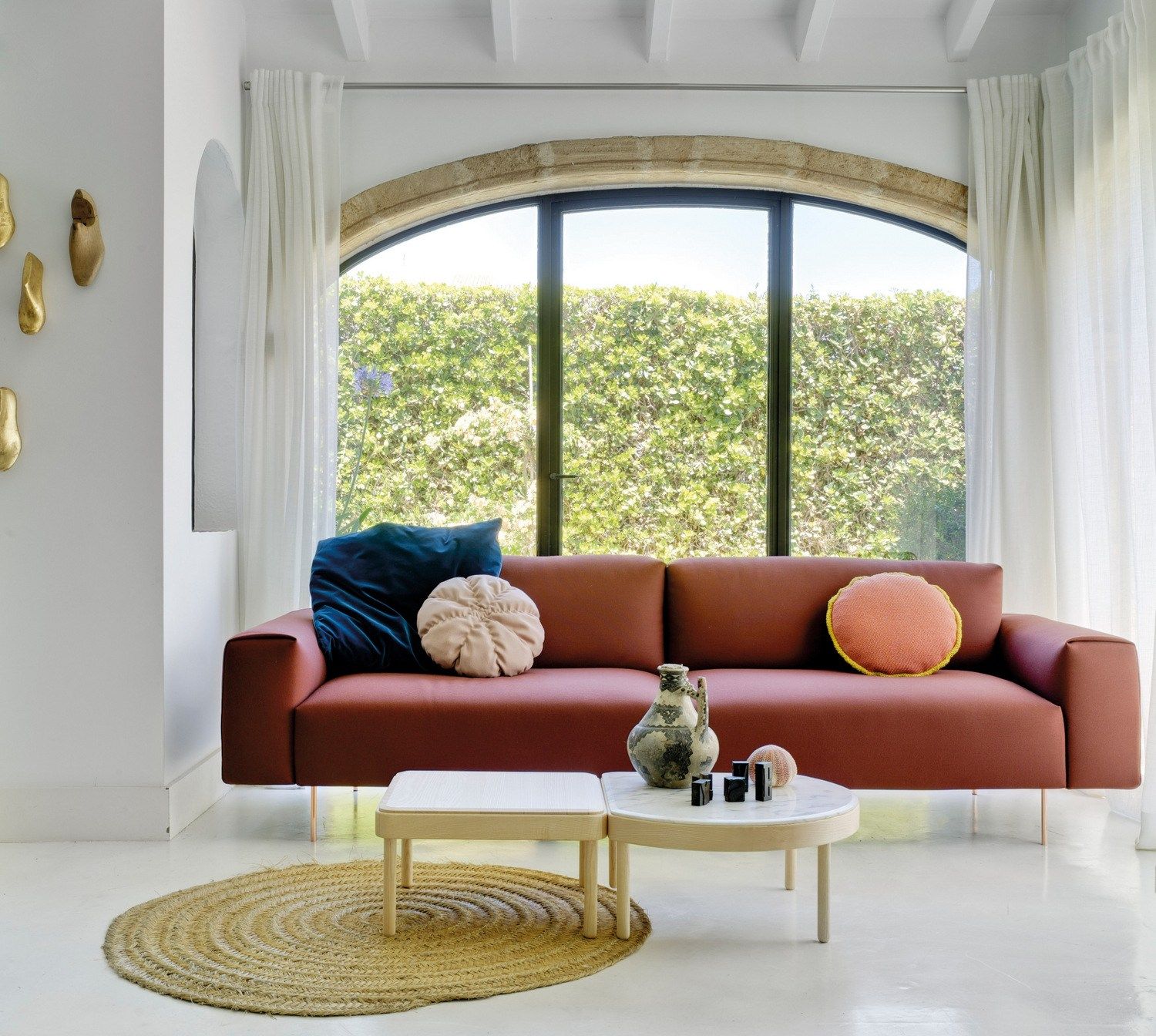 Низкий мраморный журнальный столик SANCAL мозаика ARCH-00064204 - Вид №4