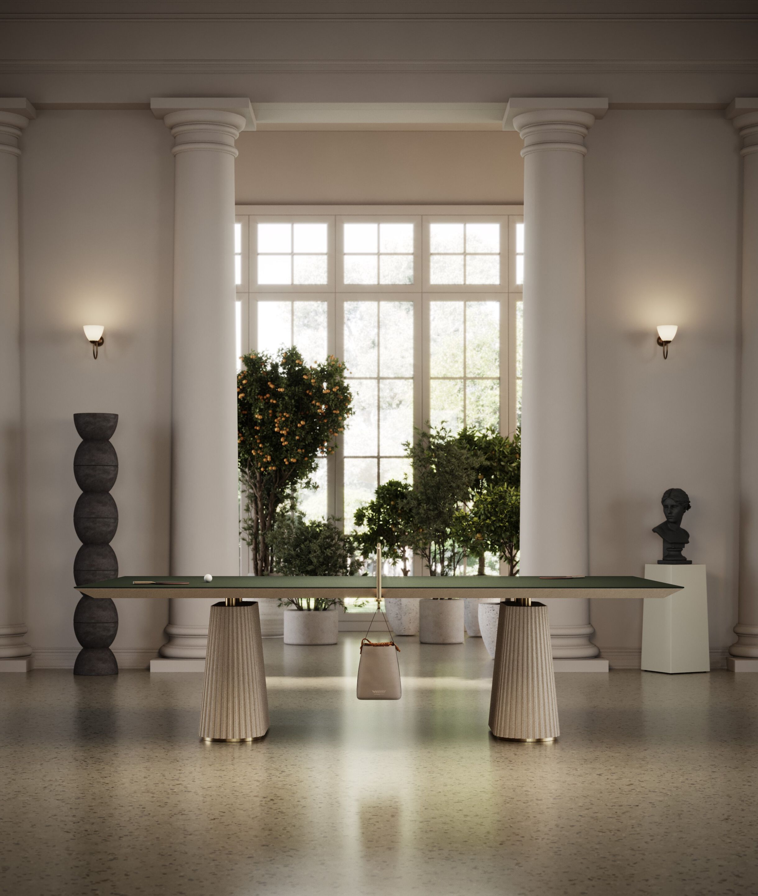 Прямоугольный керамический настольный теннис Vismara Design EGEO ARCH-00008352 - Вид №4