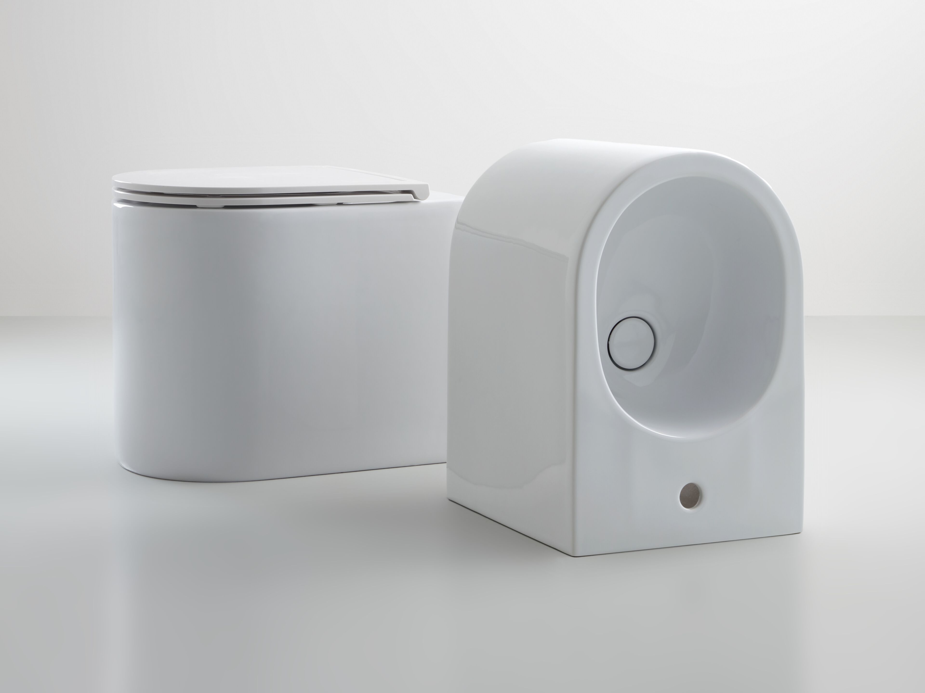 Туалет в оконном шкафу без бриды Olympia Ceramica Monolith ARCH-00118060 - Вид №1