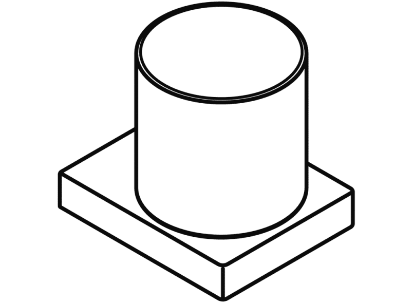 100.04.12145 Стеклянная кружка с держателем HEWI USA Produkte  - Вид №14