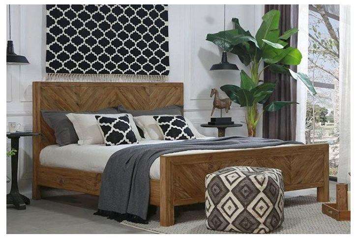 Arrediorg.it® Двуспальная кровать из массива дерева Woodside Ah101-18  - Вид №1