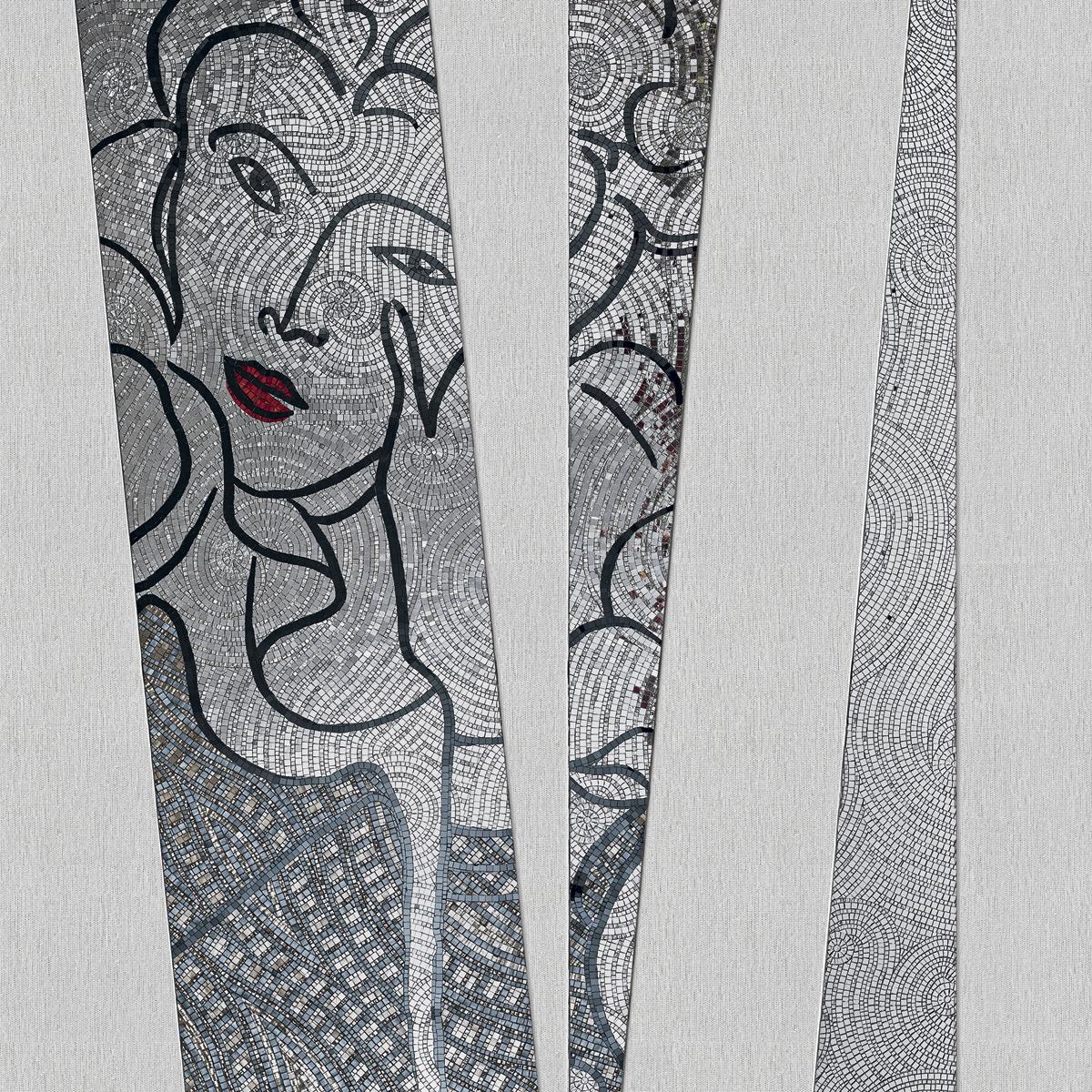 SICIS Bucolico Black Bo-Grey Vetrite Tile sun-id-1991302 - Вид №77