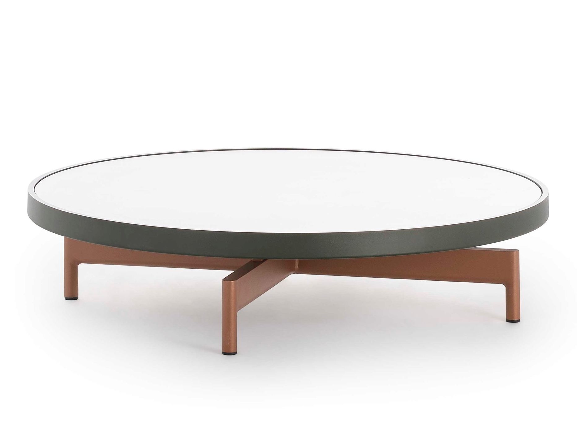 Фарфоровый круглый садовый столик GANDIABLASCO Onde ARCH-00126338 - Вид №1