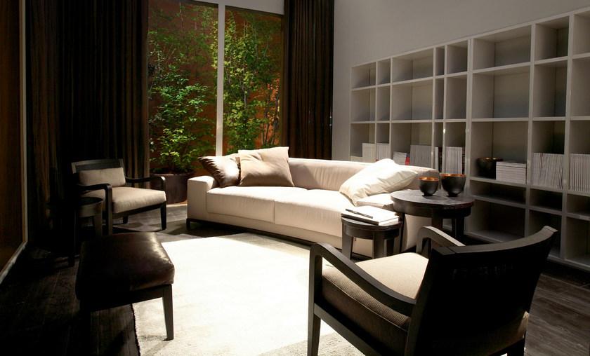 Meridiani Пуф из мягкой кожи Forrest sun-id-1384259 - Вид №1