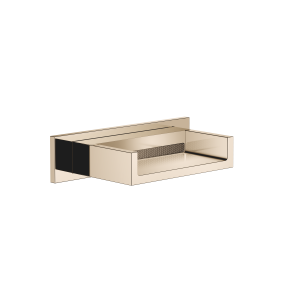 WATER FALL Каскадный излив для настенного монтажа - Шампанское (Золото 22 карата)