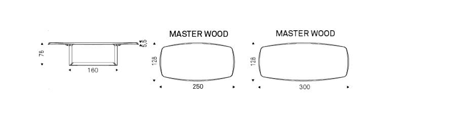 Стальной и деревянный бочковый стол Cattelan italia DRAGON WOOD ARCH-00088386 - Вид №7