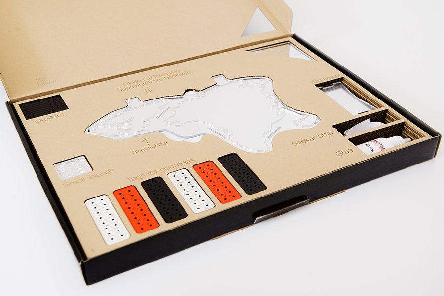 19-20 Карта-пазл зеркальная wall decoration exclusive 130х78 см Mimi  - Вид №9