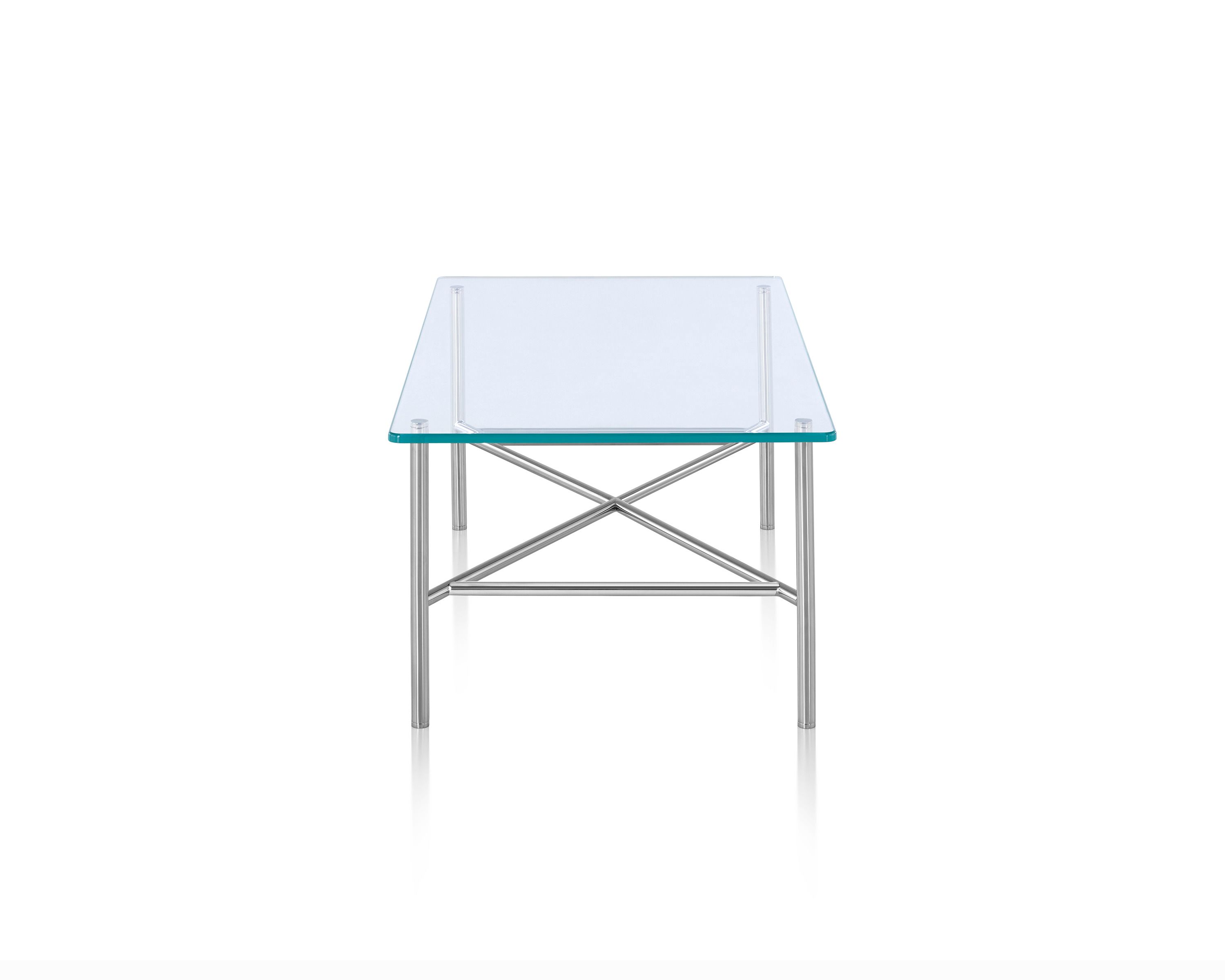 Прямоугольный стеклянный и металлический журнальный столик Herman Miller Layer ARCH-00033427 - Вид №11