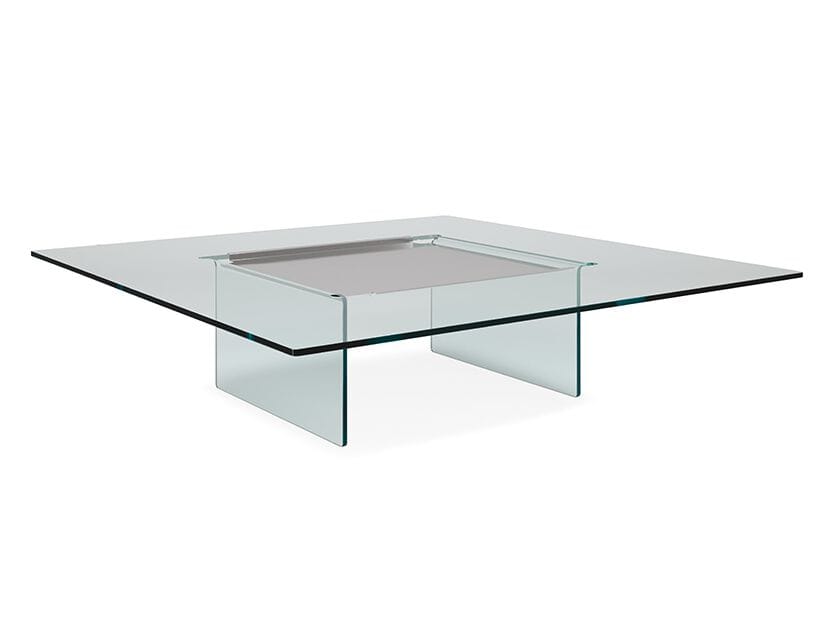 Квадратный Хрустальный журнальный столик Cattelan italia CARRÈ ARCH-00051955