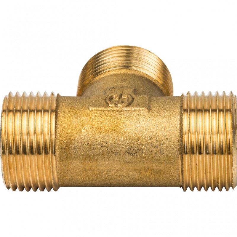 Тройник НР 1" латунь STOUT SFT0017000111 - Вид №2