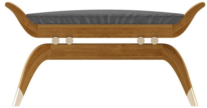 ASTELLO Садовый пуф из тика Jonquille Jq.stb.l1 - Вид №3