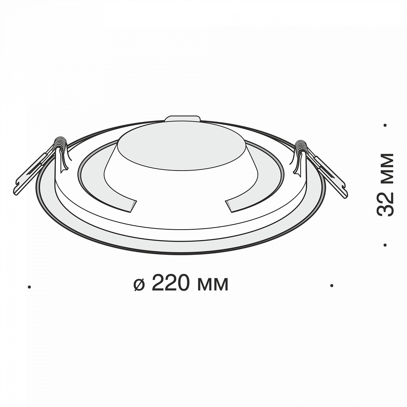 Встраиваемый спот белый Technical Stockton DL017 TECHNICAL DOWNLIGHT 00-3957174 Белый  - Вид №2