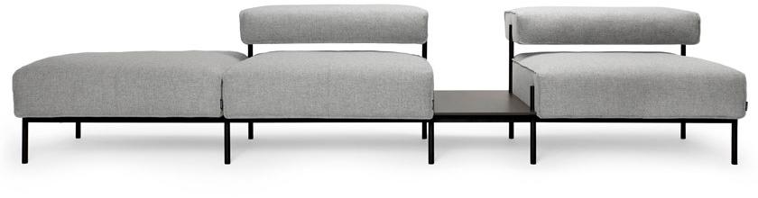 Offecct 3-х местный модульный диван из ткани Lucy sun-id-1483043 - Вид №2