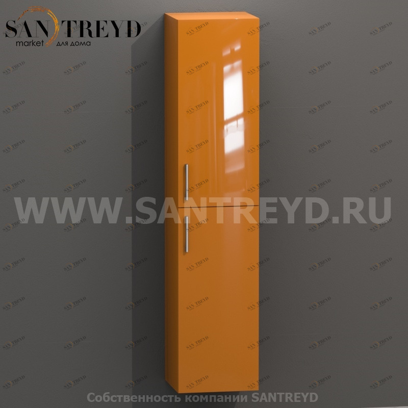 MDC152 Высокий шкаф с двумя створками 160 см оранжевый Globo 4ALL Италия Ceramica Globo