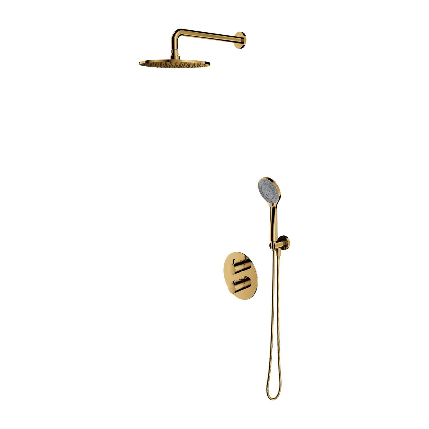 Термостатический набор для душа с ручным душем и душем OMNIRES Y SYSYT05 ARCH-00052738 - Вид №1