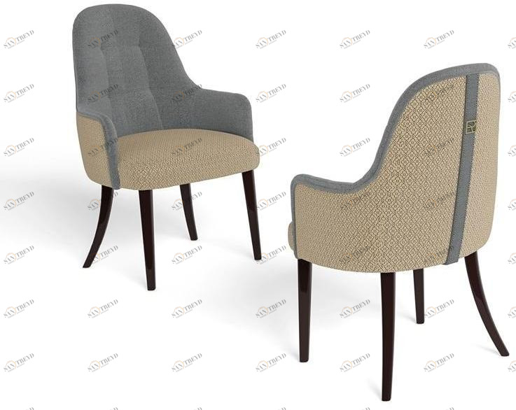 Barnini Oseo Стул с обивкой и подлокотниками Richmond upon thames Rc120