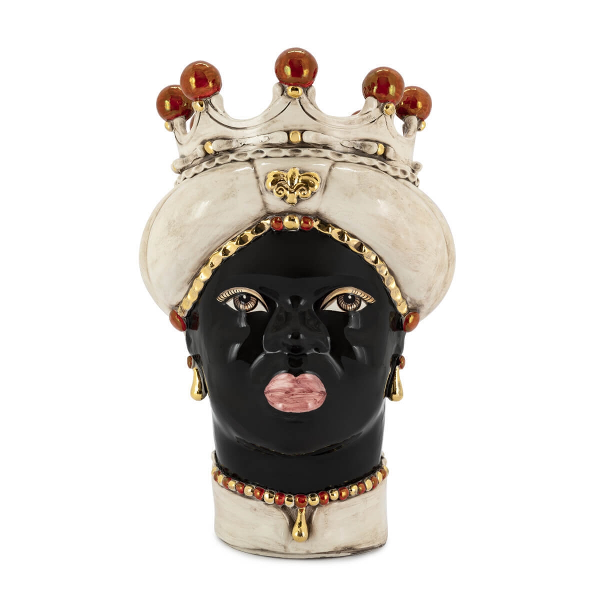 201074-LU ABHIKA ВАЗА MORO LADY MED. СС GOLD FINISH 