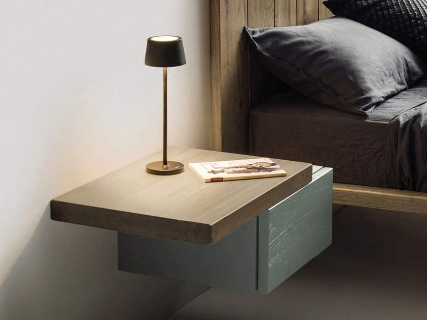 Деревянная подвесная тумбочка Devina Nais FLY ARCH-00149752