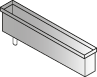 DOMUSOMNIA Встраиваемый кухонный канал EasyRack Kitchen STEP 1200, Цвет Серый