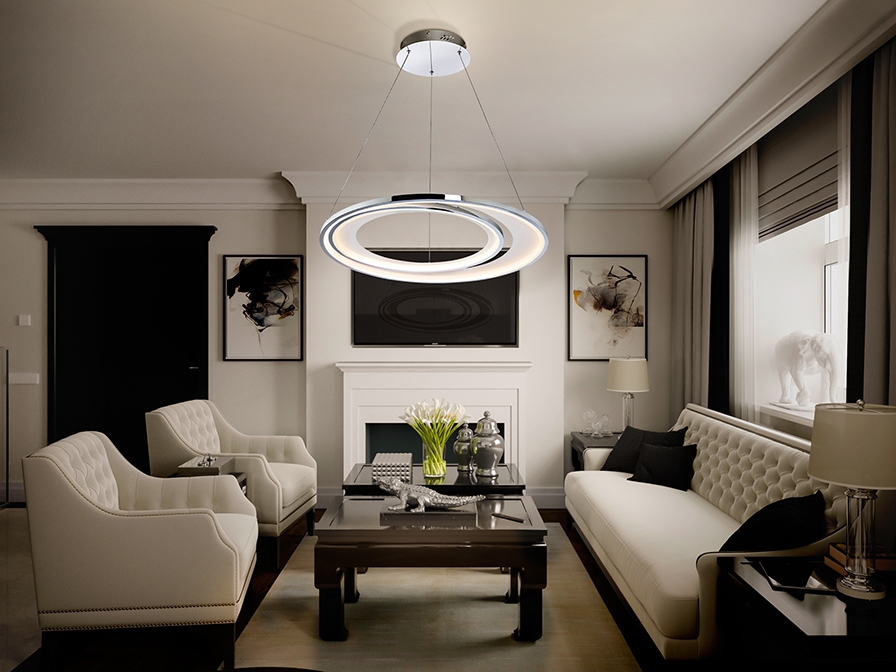 070889 Подвесной светильник Ø82 хром Schuller Laris