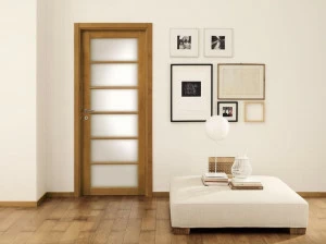 LEGNOFORM Дверь из массива дерева и стекла Legni & lacche