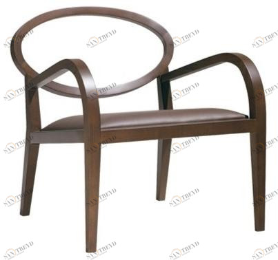 Andreu World Кресло Medallion из бука со встроенной подушкой Zarina Bu1716