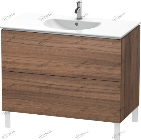 LC660707979 L-Cube Тумбочка напольная Орех натуральный, декор Duravit