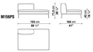 B&B Italia Секционный угловой диван в коже Michel sun-id-1423075 - Вид №35