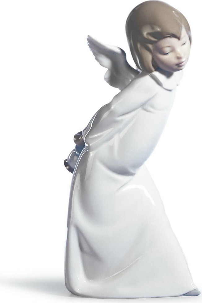 10668962 LLADRO Фигурка Lladro "Любопытный ангел" 12x24см Фарфор Lladró 