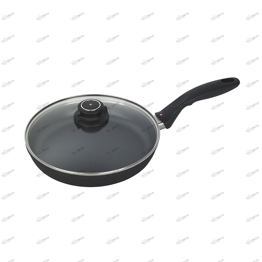 Сковорода индукционная Swiss Diamond со стеклянной крышкой, Ø24 см XD6424IC