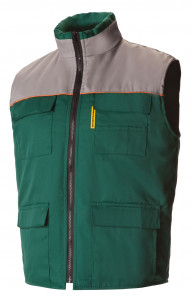 65052 Жилет "Профессионал" зимний зеленый-светло-серый  Зимняя спецодежда  размер 48-50/170-176
