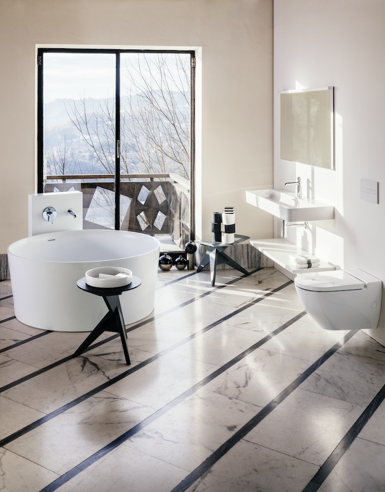 H8206014000001 Подвесной унитаз-биде, безободковый rimless, включает в комплект съемное сиденье с крышкой с механизмом "мягкое закрывание" LAUFEN PRO - Вид №47