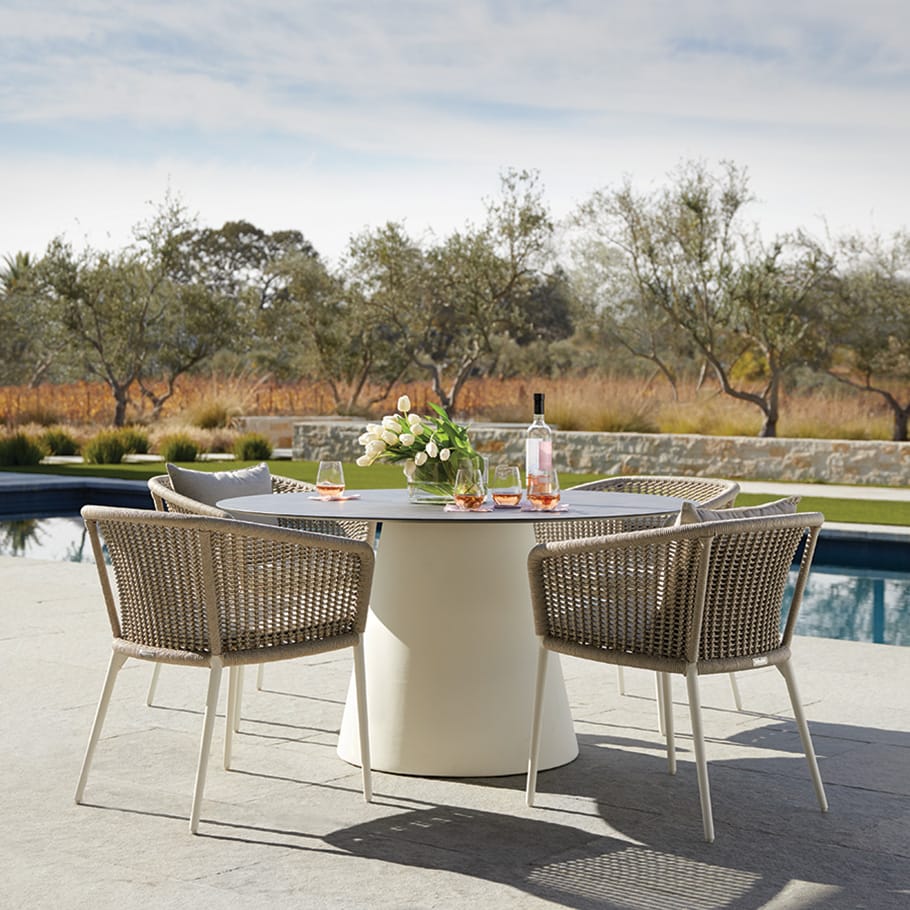 Стул из морской веревки с подлокотниками JANUS et Cie Knot ARCH-00067639 - Вид №4