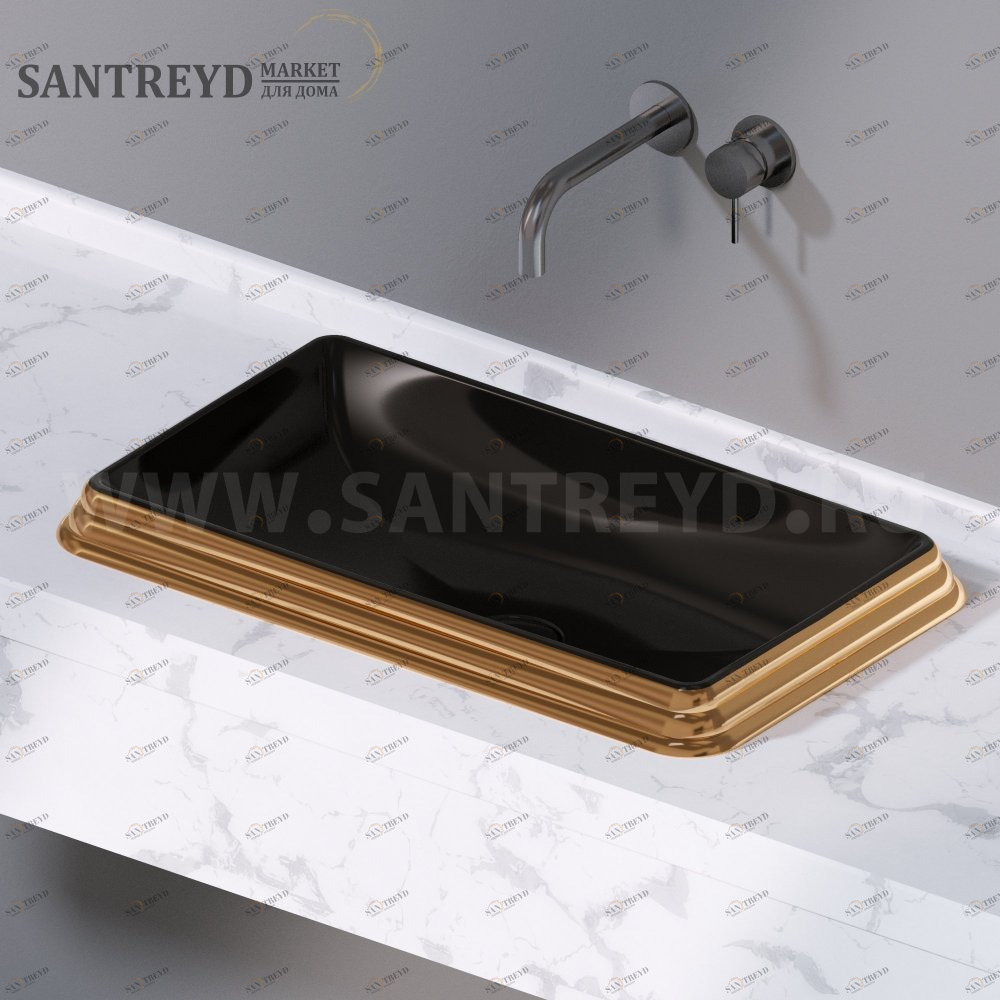 L611252 Накладная раковина под столешницу  прямоугольная A. e T. Italia GLASS AeT ITALIA