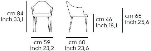 Midj Кожаное кресло с подлокотниками Lea sun-id-1490779 - Вид №4