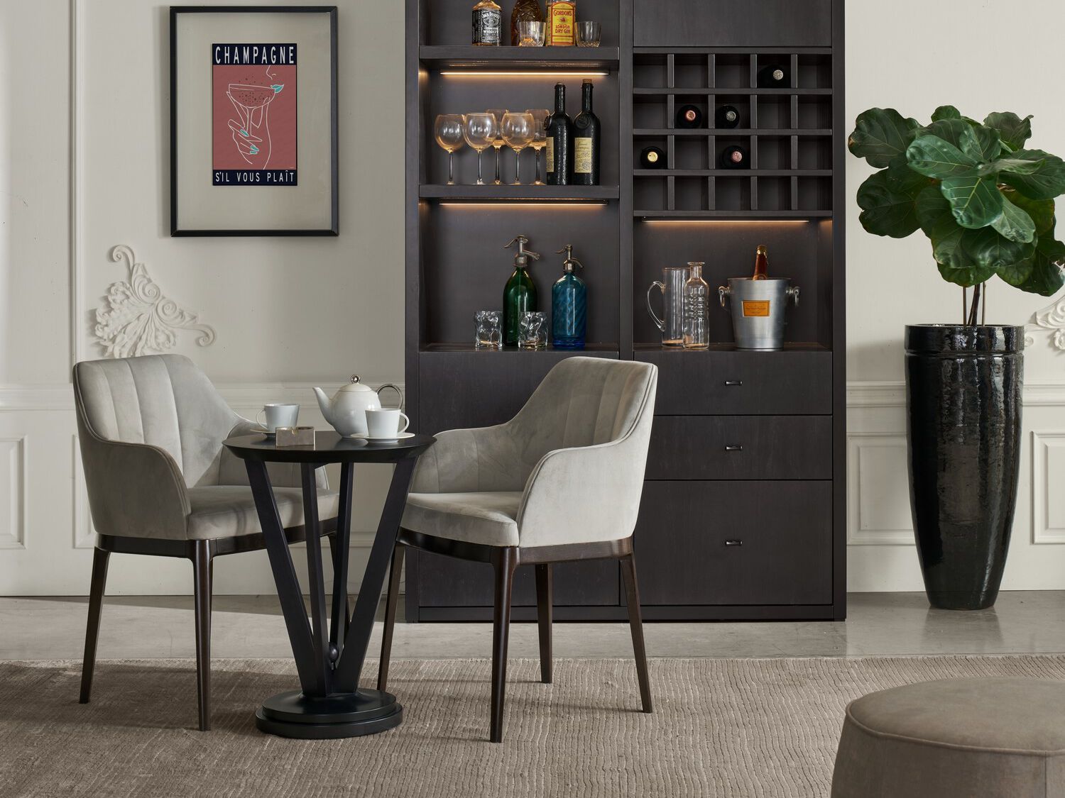 Круглый деревянный журнальный столик GUERRA VANNI Studio Privè ARCH-00051663 - Вид №2