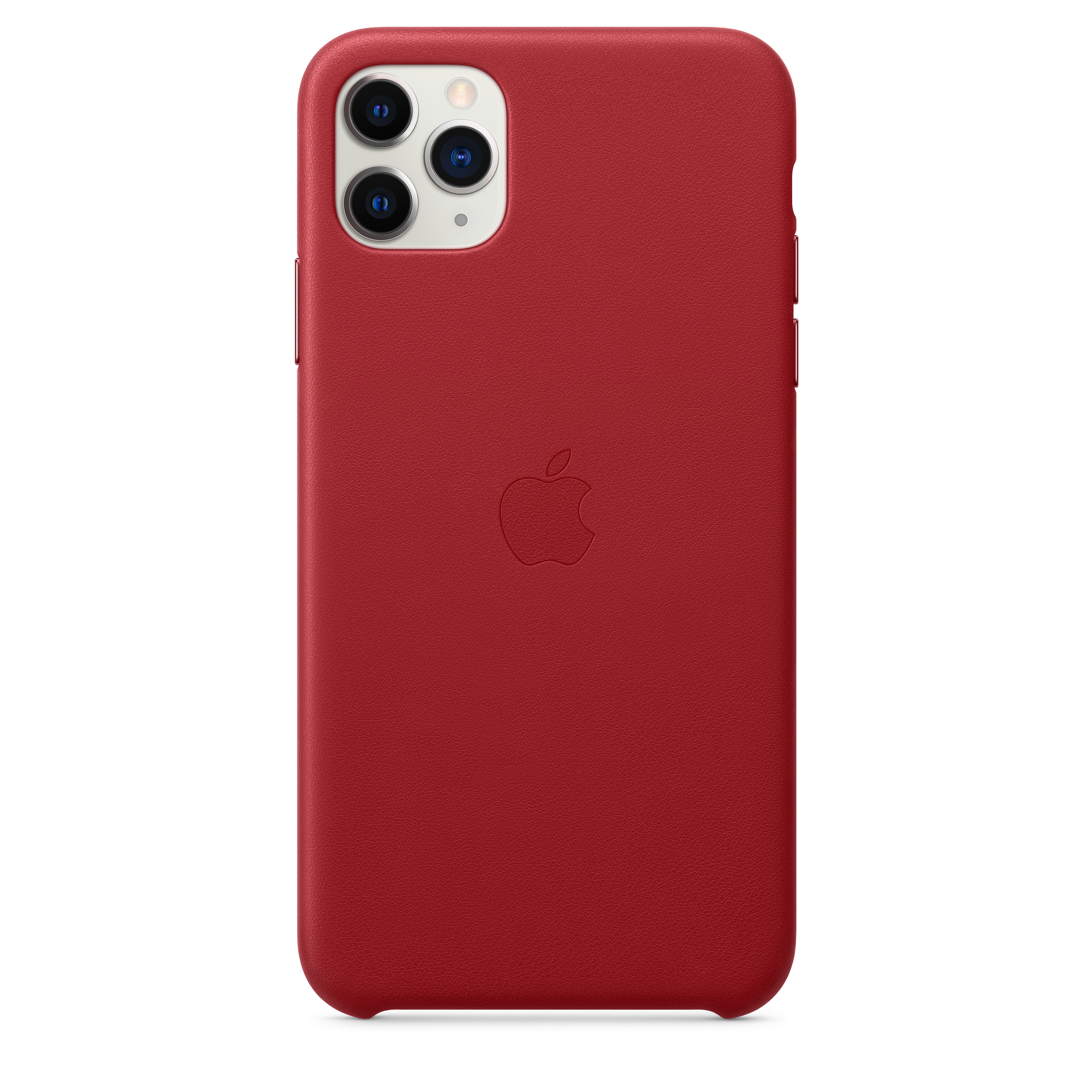 MX0F2ZM/A Iphone 11 pro max leather case - (product)red Apple Santreyd  - Вид №1