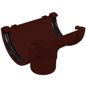 Воронка желоба Fineber ø80 красный